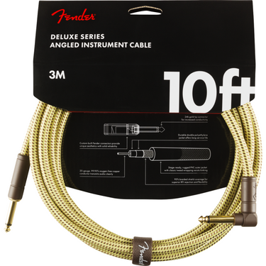 Cable Fender Deluxe Series Para Instrumento 3 Metros 0990820091